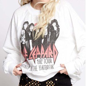 Recycled Karma Def Leppard Heartbreak Sweatshirt